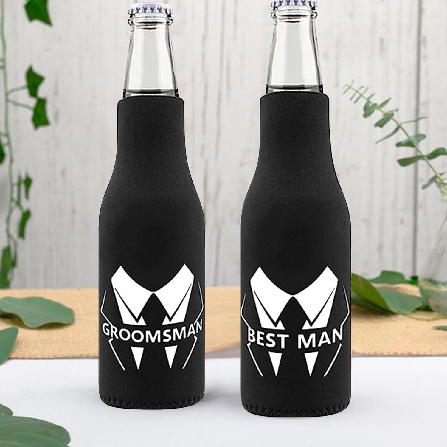 GroomBrideGifts Wholesale Bachelor Party Favors Can Cooler Sleeves Beer Can for Party Decorations(P-LJB)